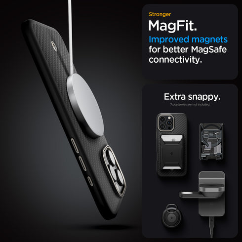 Spigen Capa para iPhone 16 Pro Max / 16 Pro – Enzo Aramid (MagFit)